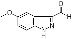 5-甲氧基-1H-吲唑-3-甲醛分子结构 (CAS 169789-37-1)
