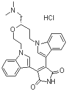 鲁伯斯塔盐酸盐分子结构 (CAS 169939-93-9)
