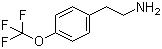4-(三氟甲氧基)苯乙胺分子结构 (CAS 170015-99-3)