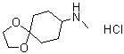N-甲基-1,4-二氧杂螺[4.5]癸烷-8-胺盐酸盐分子结构 (CAS 1703755-78-5)