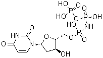 2'-Deoxyuridine 5'-(P,P',P'',P''-tetrahydrogen imidotriphosphate) molecular structure (CAS 170428-86-1)