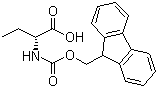 Fmoc-D-2-氨基丁酸分子结构 (CAS 170642-27-0)