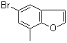 5-溴-7-甲基苯并呋喃分子结构 (CAS 170681-91-1)