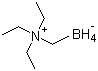 四乙基硼氢化铵分子结构 (CAS 17083-85-1)