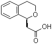 (1S)-3,4-二氢-1H-2-苯并吡喃-1-乙酸分子结构 (CAS 170856-84-5)
