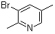 3-Bromo-2,5-dimethylpyridine molecular structure (CAS 17117-19-0)