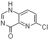 6-氯吡啶并[3,2-d]嘧啶-4(1H)-酮分子结构 (CAS 171178-33-9)