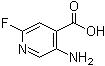 5-Amino-2-fluoroisonicotinic acid molecular structure (CAS 171178-43-1)