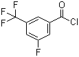 3-氟-5-(三氟甲基)苯甲酰氯分子结构 (CAS 171243-30-4)