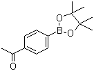 4-乙酰苯硼酸频哪醇酯分子结构 (CAS 171364-81-1)
