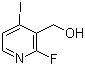 2-氟-4-碘-3-吡啶甲醇分子结构 (CAS 171366-19-1)