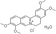 巴马汀氯化物一水合物分子结构 (CAS 171869-95-7)