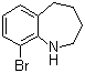 9-Bromo-2,3,4,5-tetrahydro-1H-1-benzazepine molecular structure (CAS 172078-42-1)