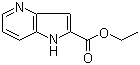4-氮杂吲哚-2-甲酸乙酯分子结构 (CAS 17288-32-3)