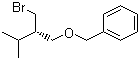 1-(((S)-2-(溴甲基)-3-甲基丁氧基)甲基)苯分子结构 (CAS 172901-00-7)