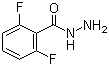 2,6-二氟苯甲酰肼分子结构 (CAS 172935-91-0)