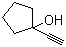 1-乙炔基环戊醇分子结构 (CAS 17356-19-3)