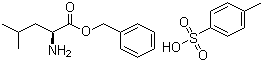 L-Leucine benzyl ester p-toluenesulfonate salt molecular structure (CAS 1738-77-8)