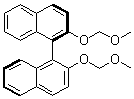 (R)-2,2'-双(甲氧基甲氧基)-1,1'-联萘分子结构 (CAS 173831-50-0)