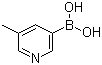 5-Methylpyridine-3-boronic acid molecular structure (CAS 173999-18-3)