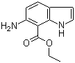 Ethyl 6-amino-1H-indole-7-carboxylate molecular structure (CAS 174311-79-6)