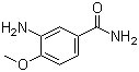 3-氨基-4-甲氧基苯甲酰胺分子结构 (CAS 17481-27-5)
