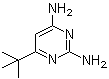 6-(叔丁基)-2,4-嘧啶二胺分子结构 (CAS 175137-26-5)