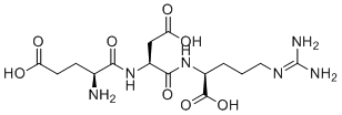 CAS # 175175-23-2, Glu-Asp-Arg, Pinealon acetate salt form, (4S)-4-amino-5-[[(2S)-3-carboxy-1-[[(1S)-1-carboxy-4-(diaminomethylideneamino)butyl]amino]-1-oxopropan-2-yl]amino]-5-oxopentanoic acid