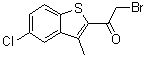 2-(溴乙酰基)-5-氯-3-甲基苯并[b]噻吩分子结构 (CAS 175203-97-1)