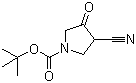 1-Boc-3-cyano-4-oxopyrrolidine molecular structure (CAS 175463-32-8)
