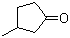 DL-3-甲基环戊酮分子结构 (CAS 1757-42-2)