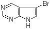 5-溴-7H-吡咯并[2,3-d]嘧啶分子结构 (CAS 175791-49-8)