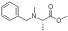 N-甲基-N-(苯基甲基)-L-丙氨酸甲酯分子结构 (CAS 175853-53-9)