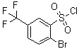 2-溴-5-(三氟甲基)苯磺酰氯分子结构 (CAS 176225-08-4)