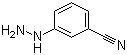3-氰基苯肼分子结构 (CAS 17672-26-3)