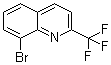 8-溴-2-(三氟甲基)喹啉分子结构 (CAS 176722-63-7)