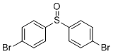 双(p-溴苯基)亚砜分子结构 (CAS 1774-37-4)