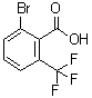 2-溴-6-(三氟甲基)苯甲酸分子结构 (CAS 177420-64-3)