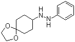 N-((4-亚乙基二氧)环己基)-N'-苯肼分子结构 (CAS 177721-74-3)