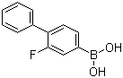 2-氟联苯基-4-硼酸分子结构 (CAS 178305-99-2)
