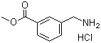 3-氨甲基苯甲酸甲酯盐酸盐分子结构 (CAS 17841-68-8)