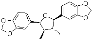 (2alpha,3alpha,4beta,5alpha)-(-)-5,5'-(四氢-3,4-二甲基-2,5-呋喃二基)双-1,3-苯并二恶茂分子结构 (CAS 178740-32-4)