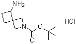 5-氨基-2-氮杂螺[3.3]庚烷-2-羧酸叔丁酯盐酸盐分子结构 (CAS 1788054-91-0)