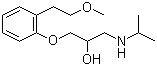 (+)-1-[2-(2-Methoxyethyl)phenoxy]-3-[(1-methylethyl)amino]-2-propanol molecular structure (CAS 178968-76-8)