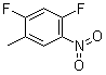 2,4-二氟-5-硝基甲苯分子结构 (CAS 179011-38-2)