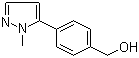4-(1-甲基-1H-吡唑-5-基)苯甲醇分子结构 (CAS 179055-18-6)