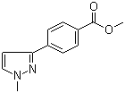 Methyl 4-(1-methyl-1H-pyrazol-3-yl)benzoate molecular structure (CAS 179057-11-5)