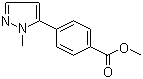 4-(1-甲基-1H-吡唑-5-基)苯甲酸甲酯分子结构 (CAS 179057-12-6)