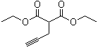 2-(炔丙基)丙二酸二乙酯分子结构 (CAS 17920-23-9)