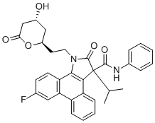 阿托伐他汀内酰胺内酯分子结构 (CAS 1795791-15-9)